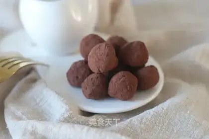 Earl's tea black truffle chocolate