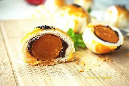 Red bean souffle
