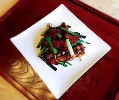 Garlic fried meat