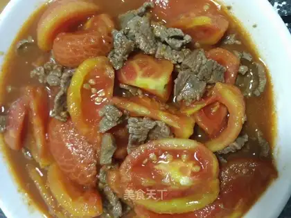 Simple tomato beef