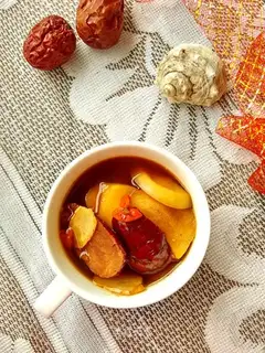 Ginger date apple soup