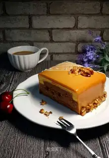 Pumpkin chocolate mousse