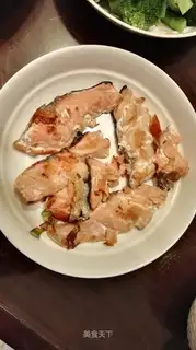 Fried salmon