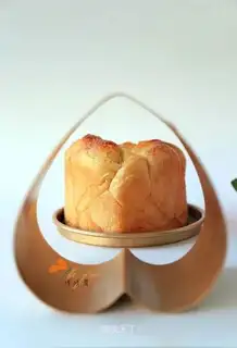 Heart-shaped coconut bread