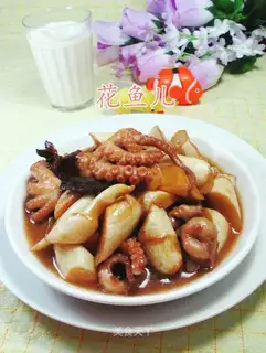Burn octopus white