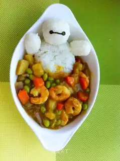 Curry shrimp