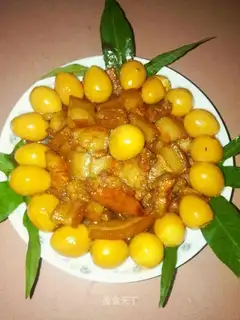 The quail egg is a flower