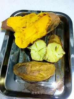 The roasted melon will take two steps