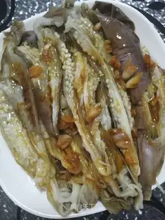 Steam eggplant