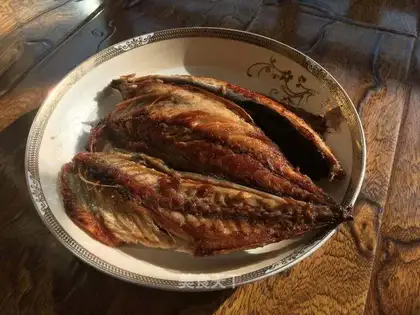 Fried mackerel