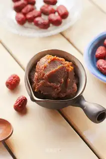 Homemade red date mud