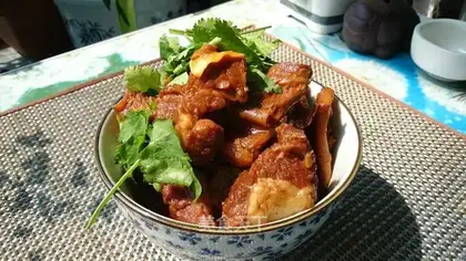 Homemade beef