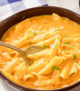 Pumpkin cheese macaroni
