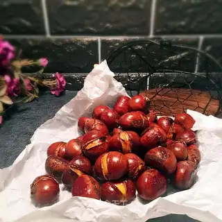Baked chestnuts