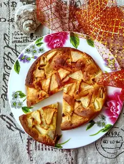 All yoghurt apple cake
