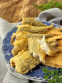 Fried yellowfish