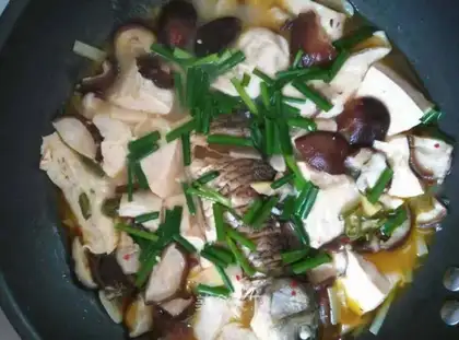 Tofu mushroom stew