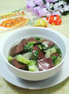 The cuisine makes duck blood