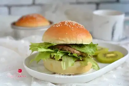 A pork burger