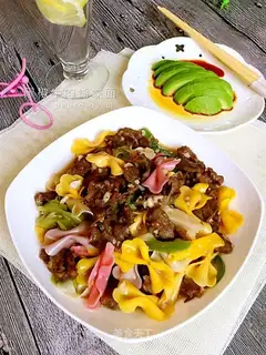 Black pepper beef butterflies