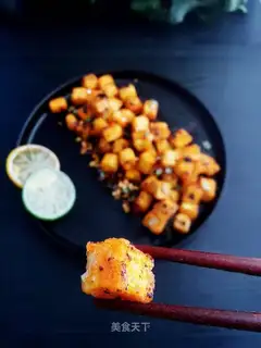 The bean is fried tofu