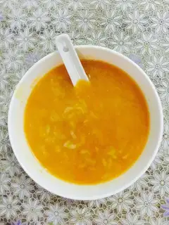 Gold pumpkin porridge