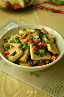 Farmer pickles and tofu