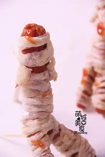 Halloween hot dog