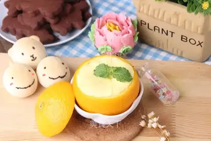Delicious sweet orange eggs