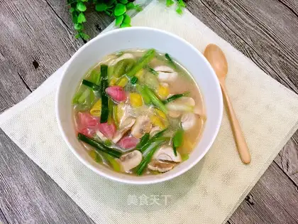 Mushroom conch soup