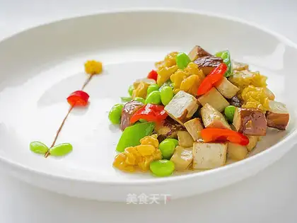 ♪ Apricot mushrooms fried beans dry ♪