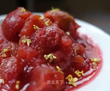 The sweet, sour appetizer