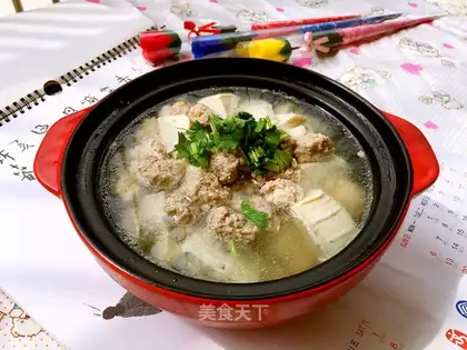 Tofu soup