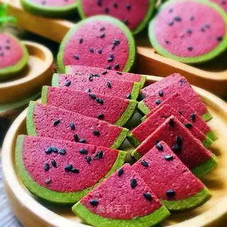 Watermelon cookies