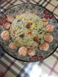 Shrimp egg fried rice