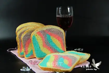 Rainbow toast