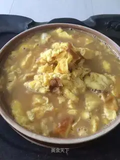We'll have some wine and egg soup