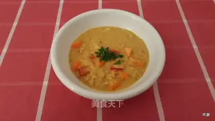 Cashew bean gravy boils lentils