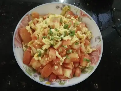 Tomato fried eggs