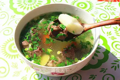 The goat soup