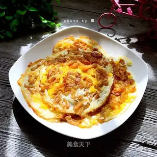 radish fried eggs