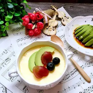 Milk steamed eggs