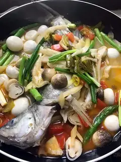 It's sour fish in the private room