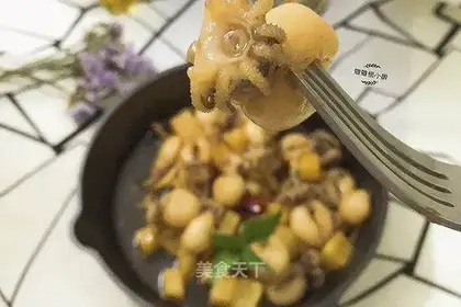 Squids burn potatoes