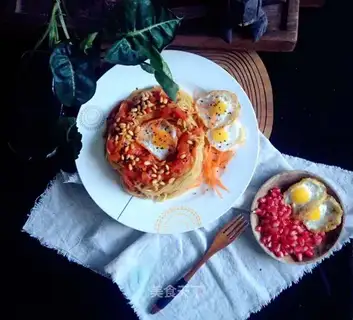 Burn the pine noodles