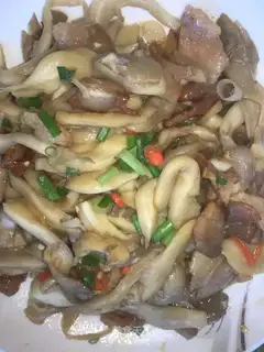 Pumpkin fried meat