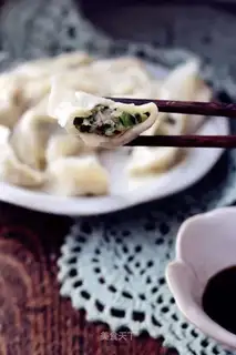 A fish dumpling