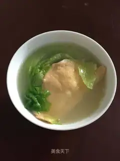 Egg dumpling soup