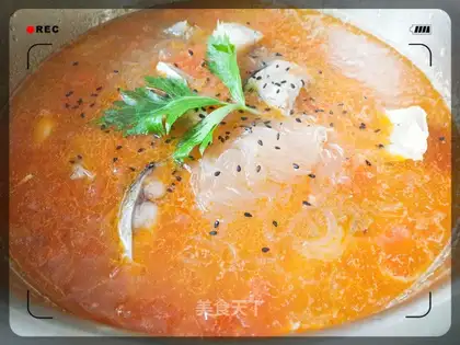 Tomato fish soup