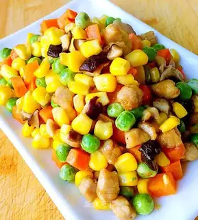 Five-colour corn